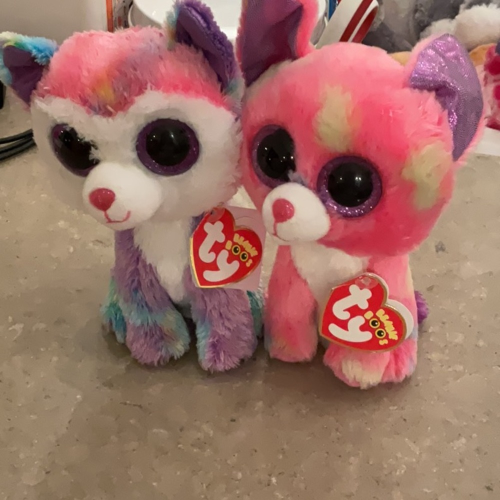 Set of 2 BEANIE BOOS